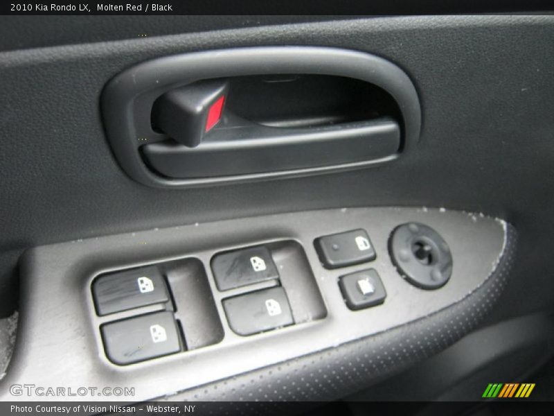 Molten Red / Black 2010 Kia Rondo LX