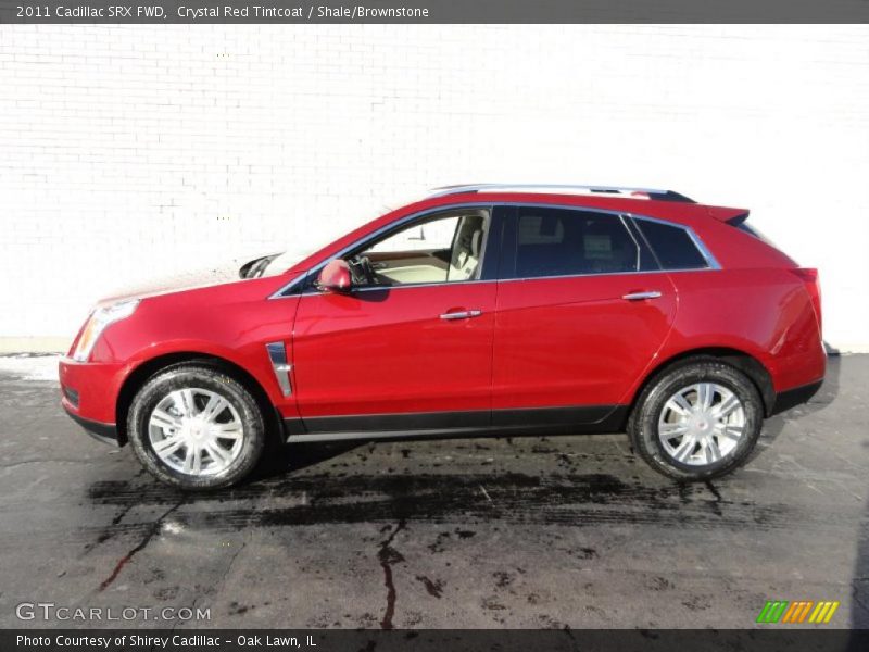 Crystal Red Tintcoat / Shale/Brownstone 2011 Cadillac SRX FWD