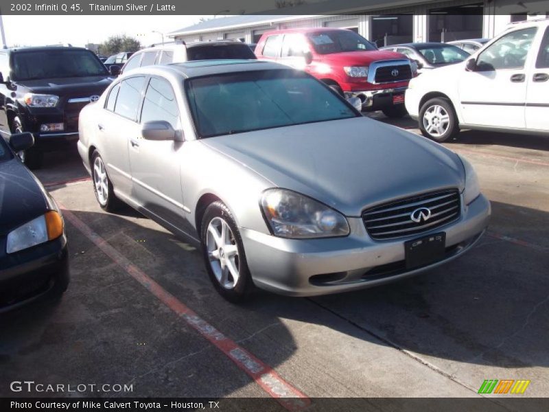 Titanium Silver / Latte 2002 Infiniti Q 45