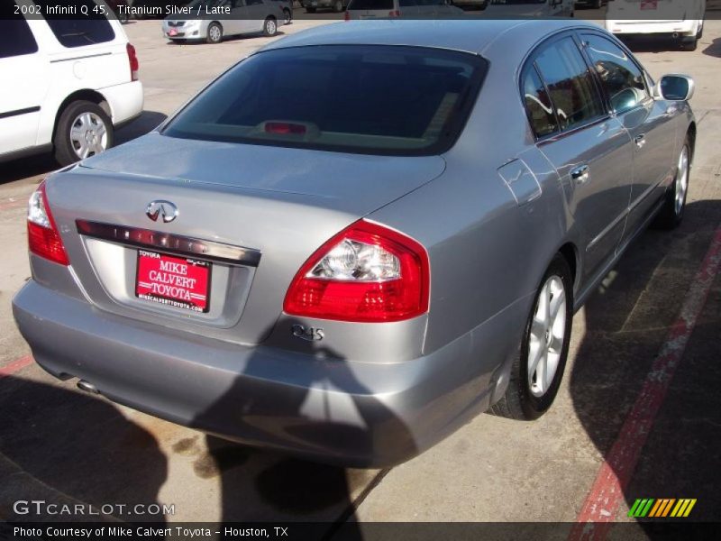 Titanium Silver / Latte 2002 Infiniti Q 45
