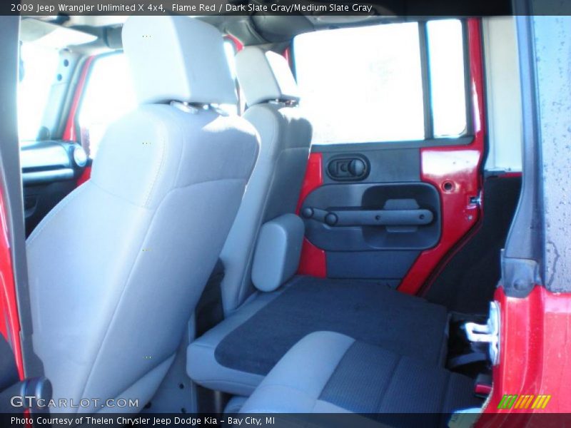 Flame Red / Dark Slate Gray/Medium Slate Gray 2009 Jeep Wrangler Unlimited X 4x4