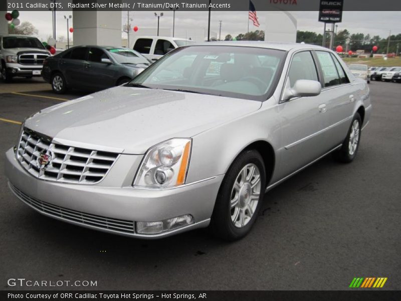 Radiant Silver Metallic / Titanium/Dark Titanium Accents 2011 Cadillac DTS