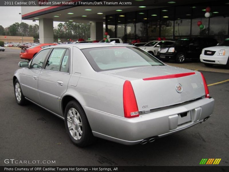 Radiant Silver Metallic / Titanium/Dark Titanium Accents 2011 Cadillac DTS