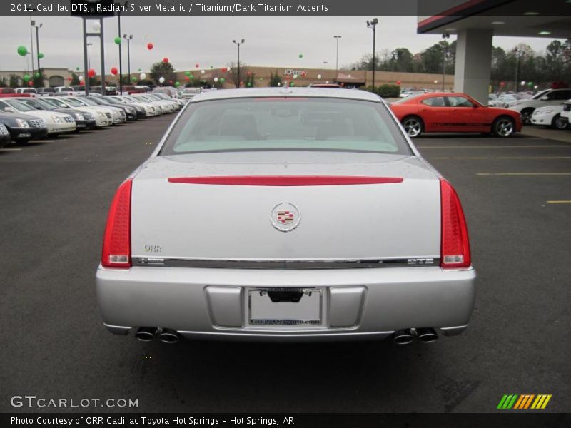Radiant Silver Metallic / Titanium/Dark Titanium Accents 2011 Cadillac DTS