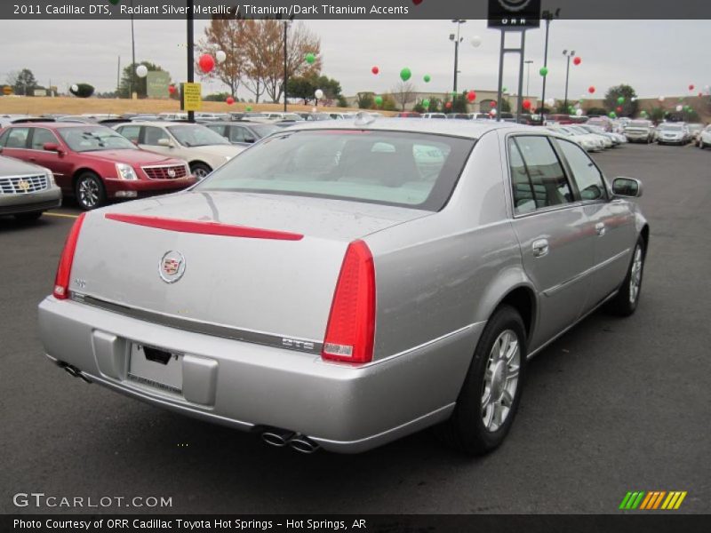 Radiant Silver Metallic / Titanium/Dark Titanium Accents 2011 Cadillac DTS