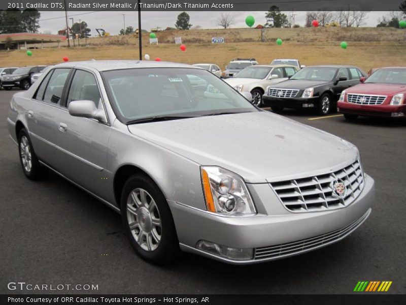 Radiant Silver Metallic / Titanium/Dark Titanium Accents 2011 Cadillac DTS