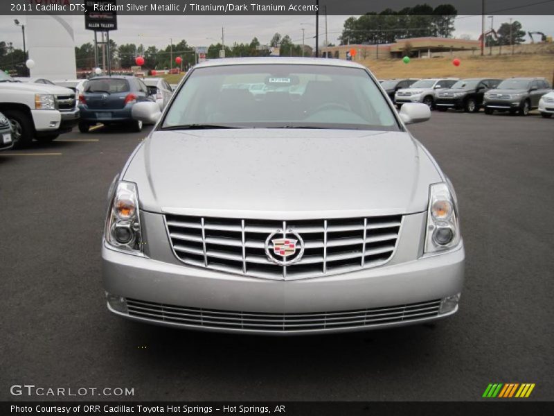 Radiant Silver Metallic / Titanium/Dark Titanium Accents 2011 Cadillac DTS