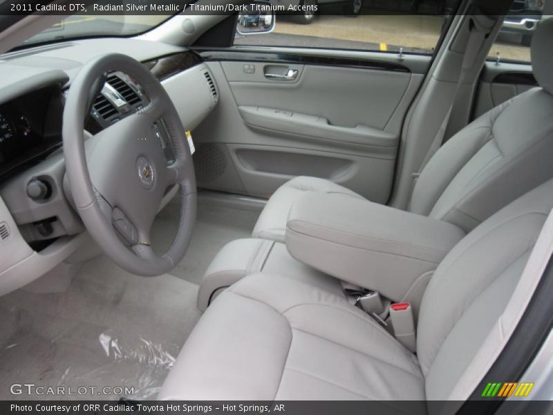 Radiant Silver Metallic / Titanium/Dark Titanium Accents 2011 Cadillac DTS