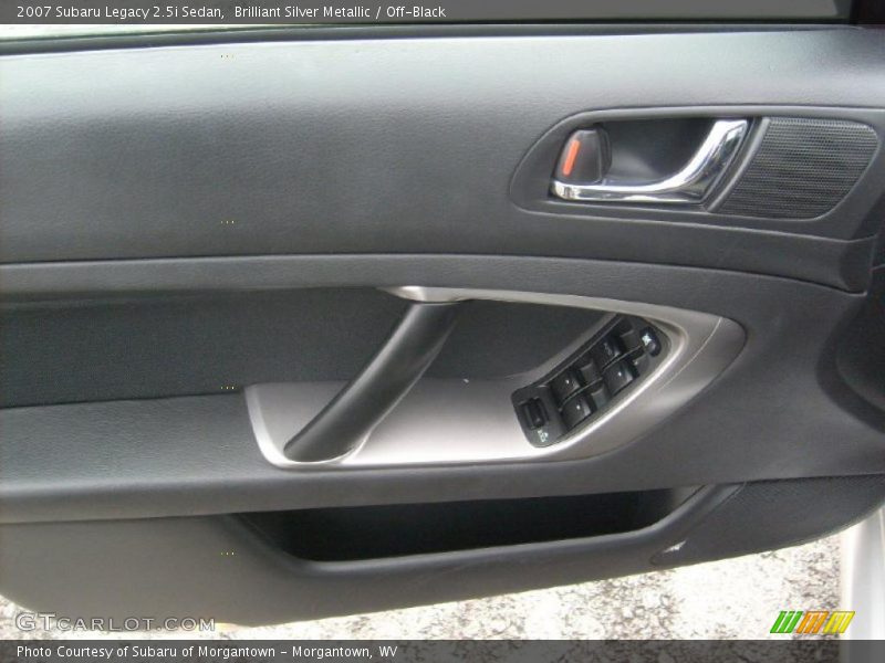 Brilliant Silver Metallic / Off-Black 2007 Subaru Legacy 2.5i Sedan