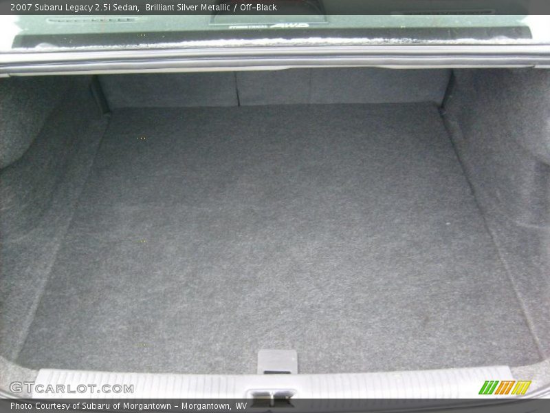 Brilliant Silver Metallic / Off-Black 2007 Subaru Legacy 2.5i Sedan