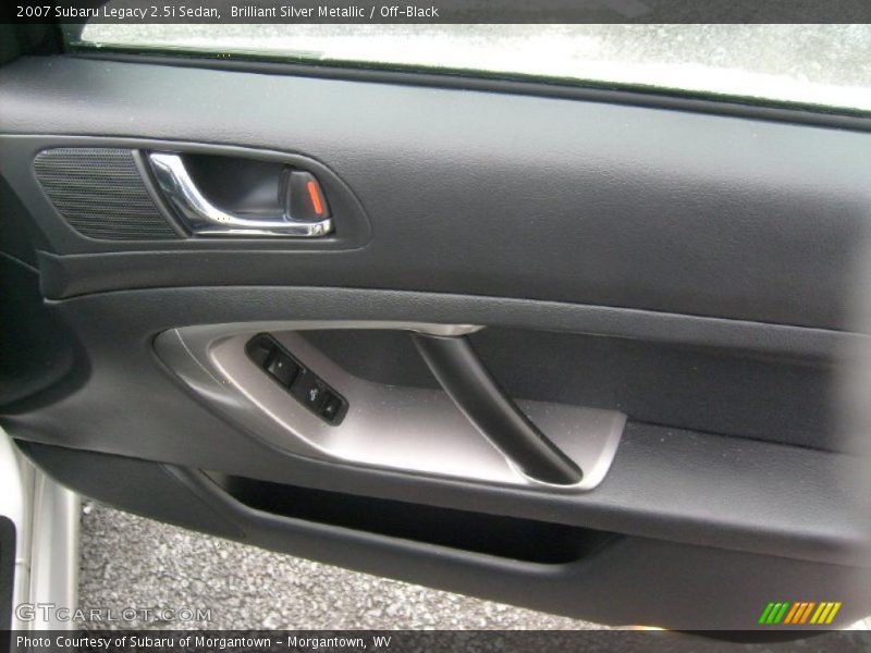 Brilliant Silver Metallic / Off-Black 2007 Subaru Legacy 2.5i Sedan