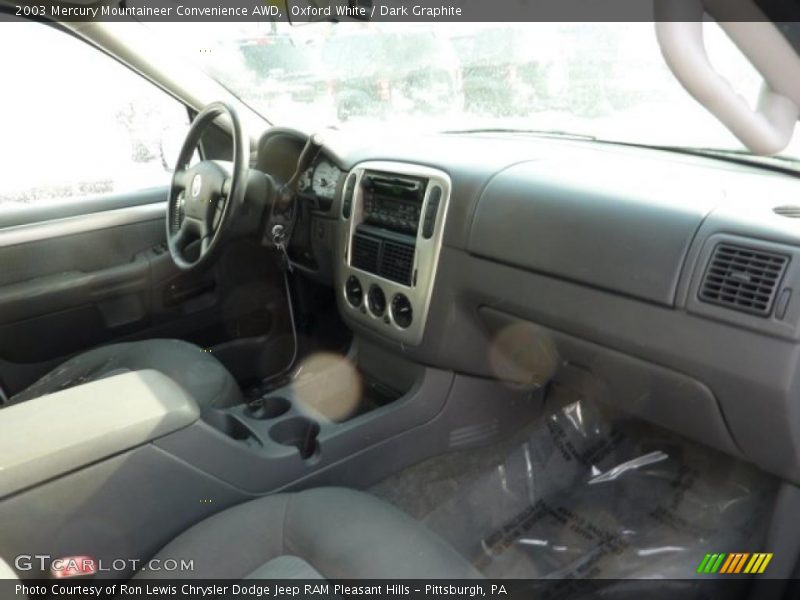 Oxford White / Dark Graphite 2003 Mercury Mountaineer Convenience AWD