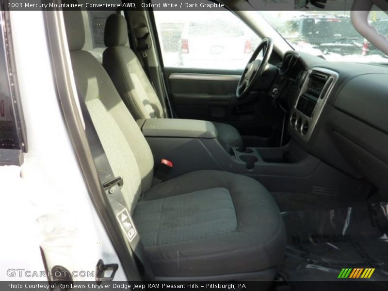 Oxford White / Dark Graphite 2003 Mercury Mountaineer Convenience AWD