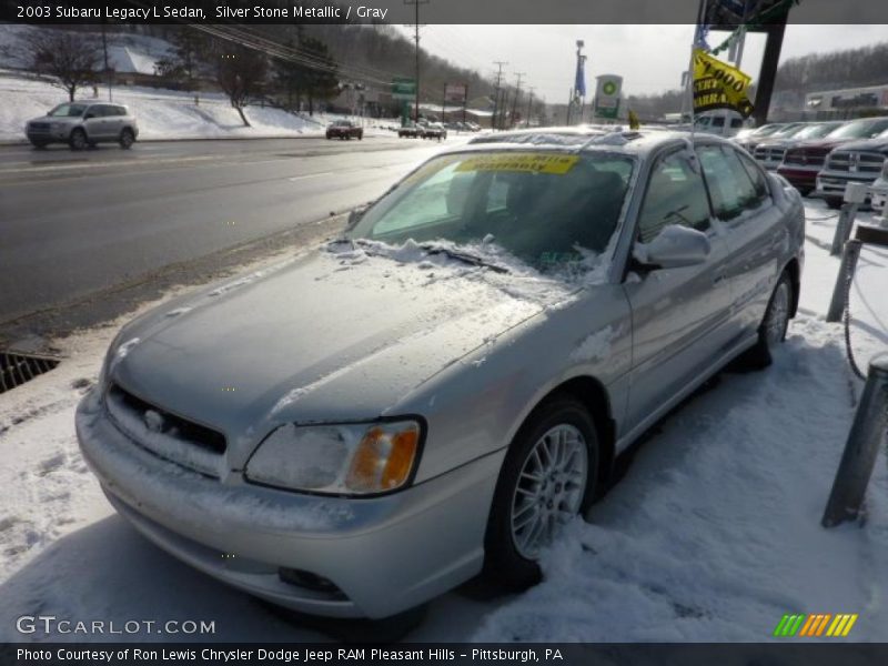 Silver Stone Metallic / Gray 2003 Subaru Legacy L Sedan