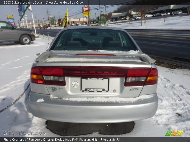 Silver Stone Metallic / Gray 2003 Subaru Legacy L Sedan