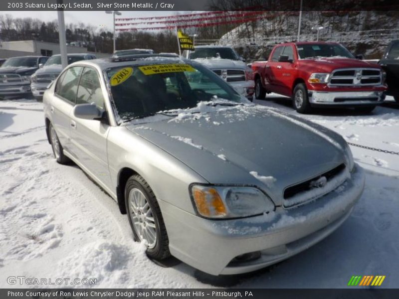 Silver Stone Metallic / Gray 2003 Subaru Legacy L Sedan