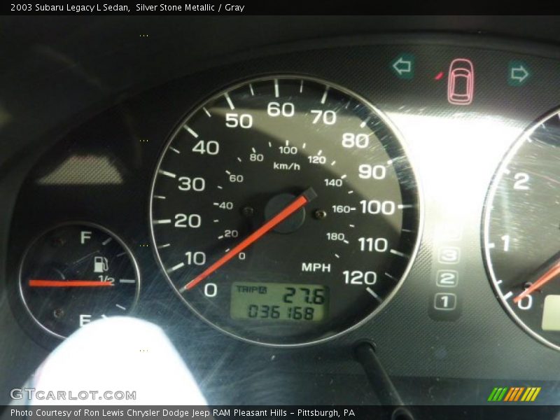 Silver Stone Metallic / Gray 2003 Subaru Legacy L Sedan