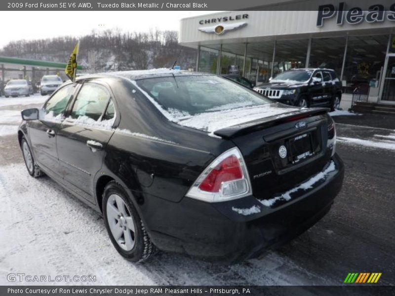 Tuxedo Black Metallic / Charcoal Black 2009 Ford Fusion SE V6 AWD