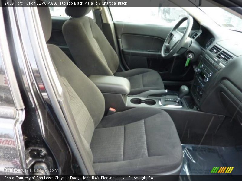 Tuxedo Black Metallic / Charcoal Black 2009 Ford Fusion SE V6 AWD