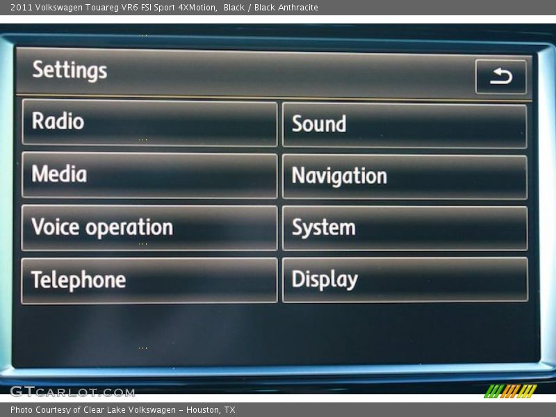 Black / Black Anthracite 2011 Volkswagen Touareg VR6 FSI Sport 4XMotion