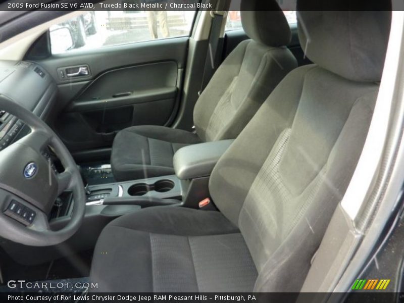 Tuxedo Black Metallic / Charcoal Black 2009 Ford Fusion SE V6 AWD