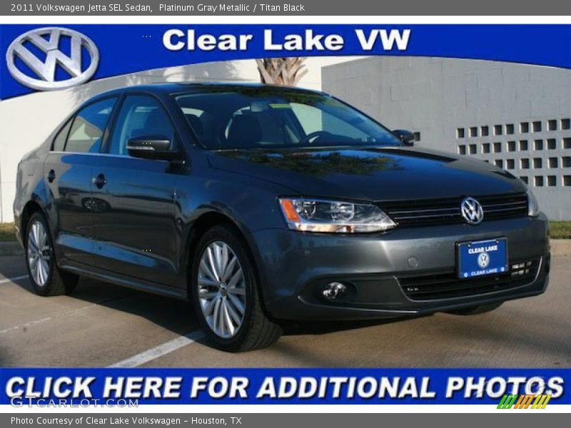 Platinum Gray Metallic / Titan Black 2011 Volkswagen Jetta SEL Sedan