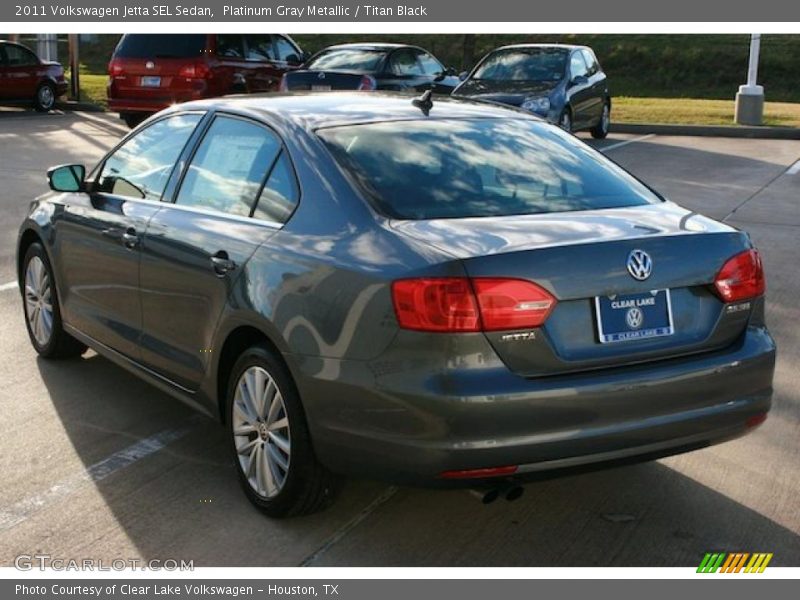 Platinum Gray Metallic / Titan Black 2011 Volkswagen Jetta SEL Sedan