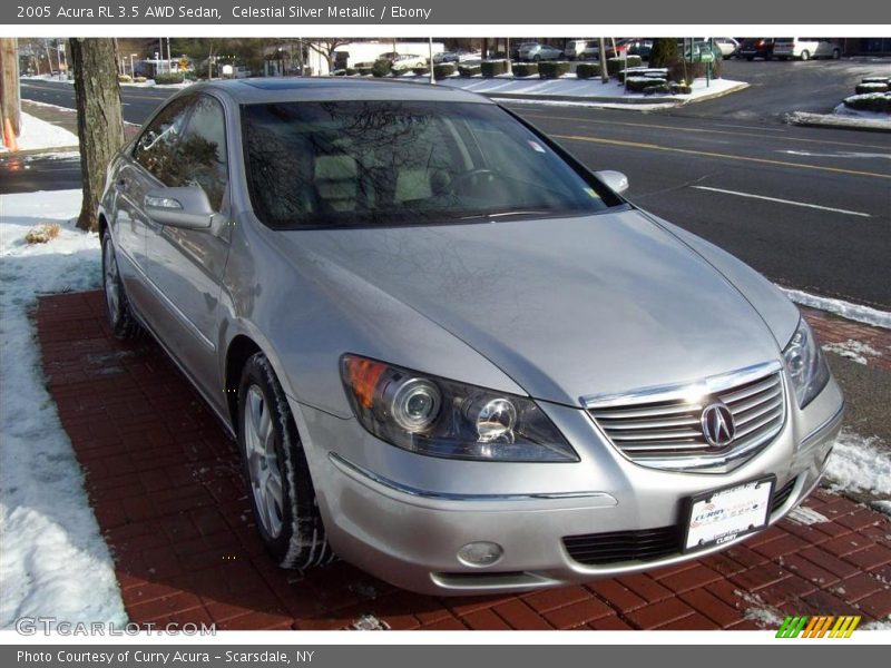 Celestial Silver Metallic / Ebony 2005 Acura RL 3.5 AWD Sedan