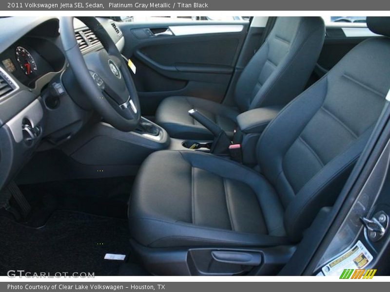 Platinum Gray Metallic / Titan Black 2011 Volkswagen Jetta SEL Sedan