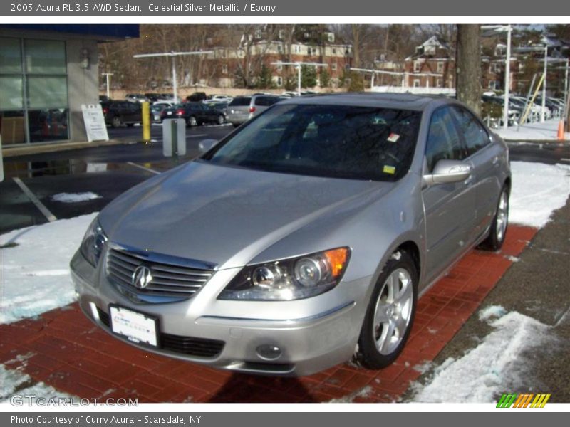 Celestial Silver Metallic / Ebony 2005 Acura RL 3.5 AWD Sedan