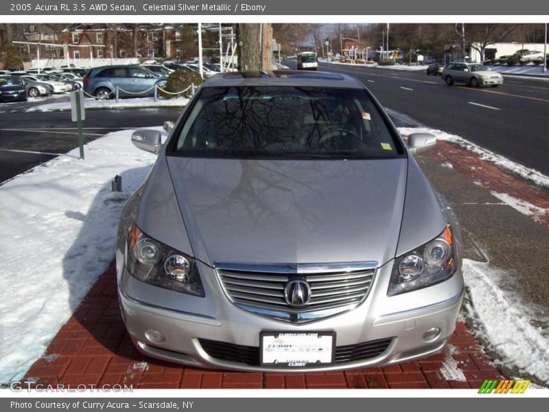 Celestial Silver Metallic / Ebony 2005 Acura RL 3.5 AWD Sedan