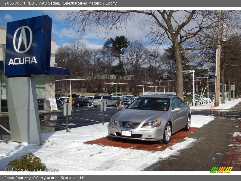 Celestial Silver Metallic / Ebony 2005 Acura RL 3.5 AWD Sedan