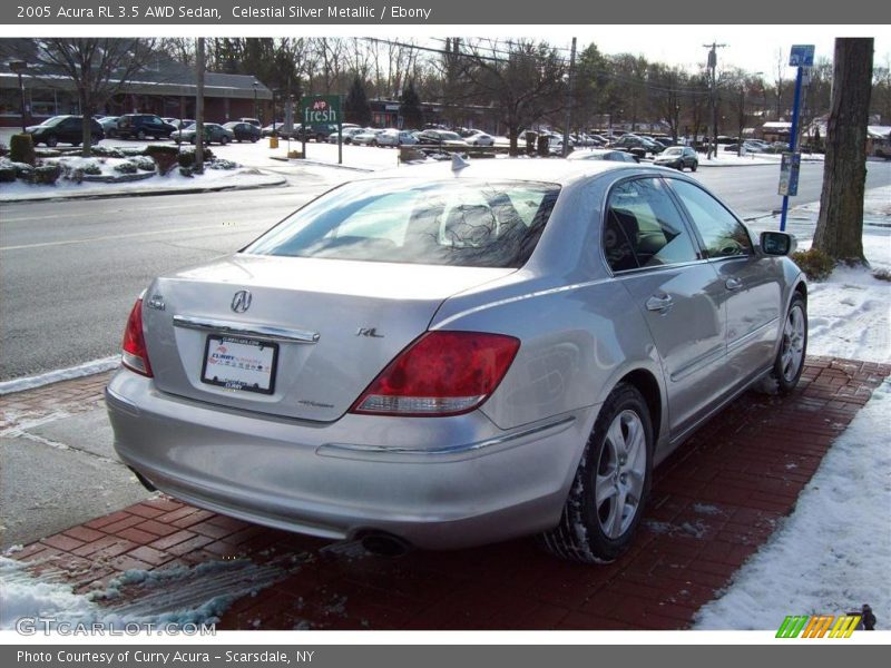 Celestial Silver Metallic / Ebony 2005 Acura RL 3.5 AWD Sedan