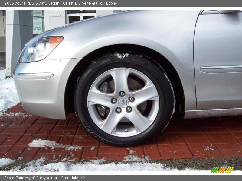Celestial Silver Metallic / Ebony 2005 Acura RL 3.5 AWD Sedan