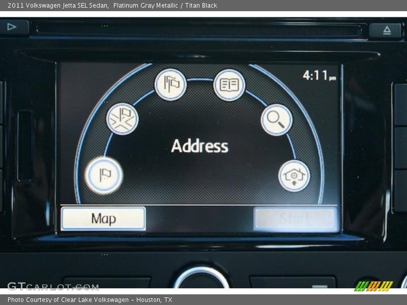 Platinum Gray Metallic / Titan Black 2011 Volkswagen Jetta SEL Sedan