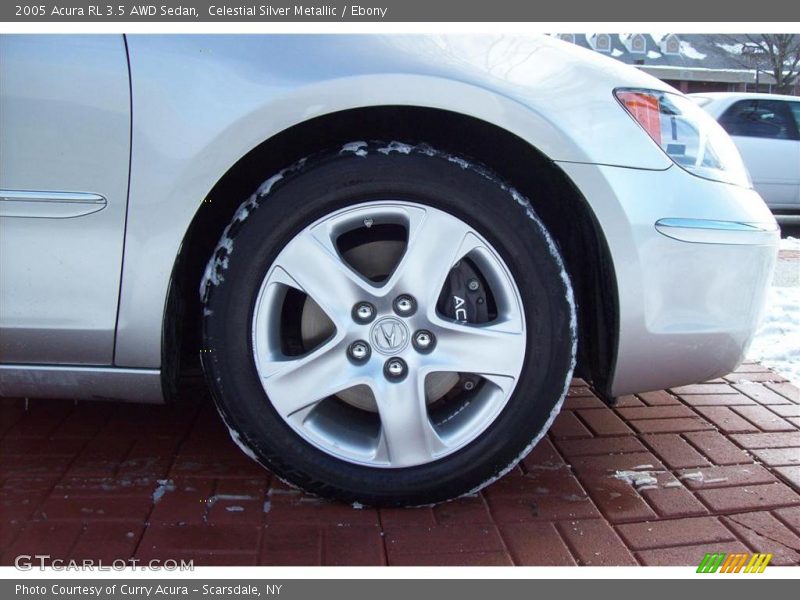 Celestial Silver Metallic / Ebony 2005 Acura RL 3.5 AWD Sedan
