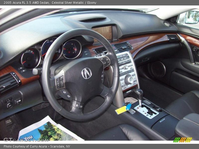 Celestial Silver Metallic / Ebony 2005 Acura RL 3.5 AWD Sedan