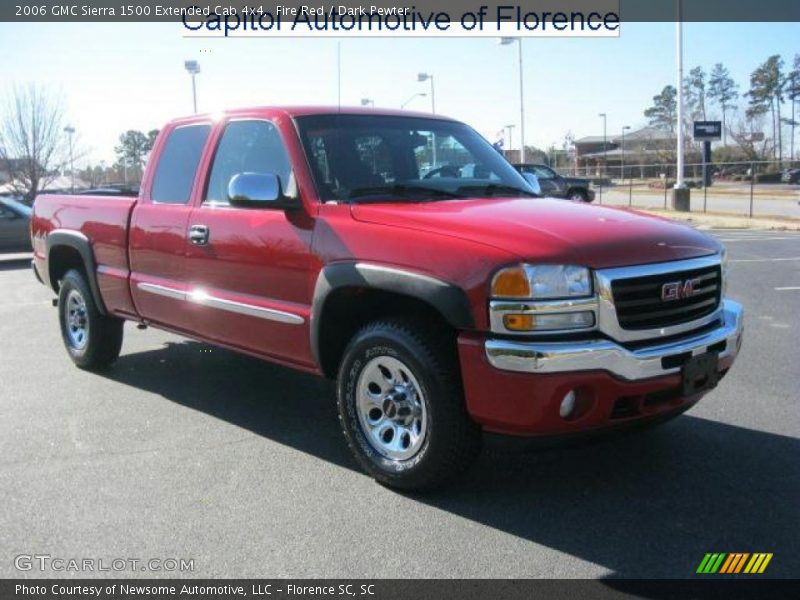 Fire Red / Dark Pewter 2006 GMC Sierra 1500 Extended Cab 4x4