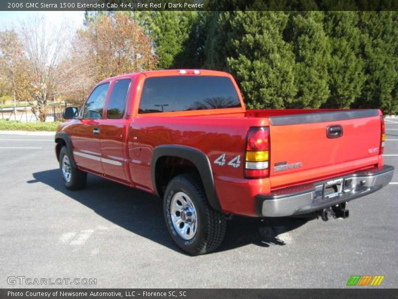 Fire Red / Dark Pewter 2006 GMC Sierra 1500 Extended Cab 4x4