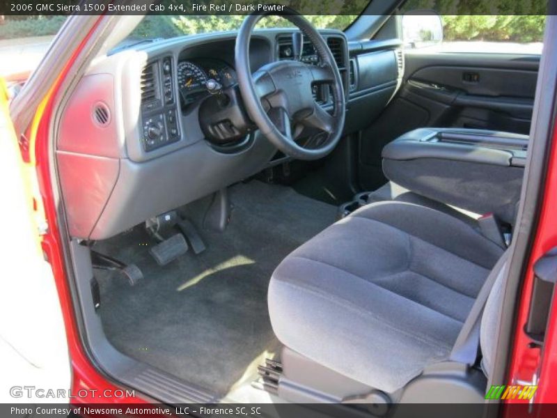 Fire Red / Dark Pewter 2006 GMC Sierra 1500 Extended Cab 4x4