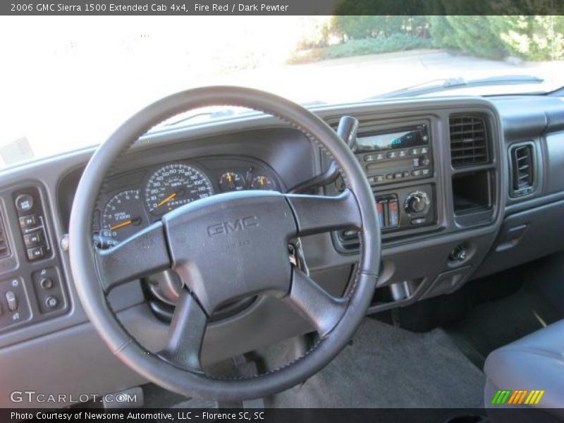 Fire Red / Dark Pewter 2006 GMC Sierra 1500 Extended Cab 4x4