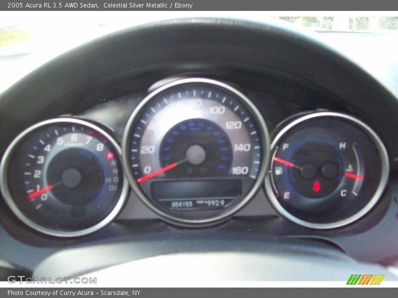Celestial Silver Metallic / Ebony 2005 Acura RL 3.5 AWD Sedan