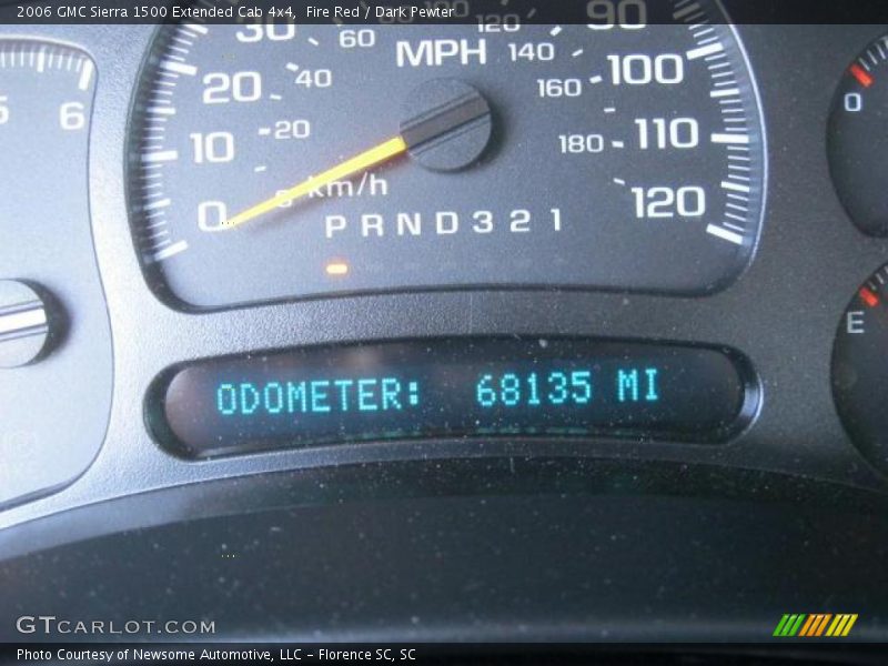 Fire Red / Dark Pewter 2006 GMC Sierra 1500 Extended Cab 4x4