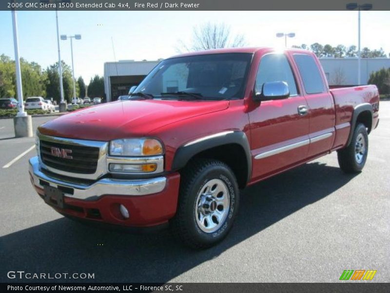 Fire Red / Dark Pewter 2006 GMC Sierra 1500 Extended Cab 4x4