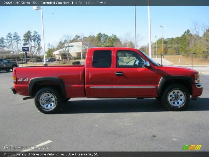 Fire Red / Dark Pewter 2006 GMC Sierra 1500 Extended Cab 4x4