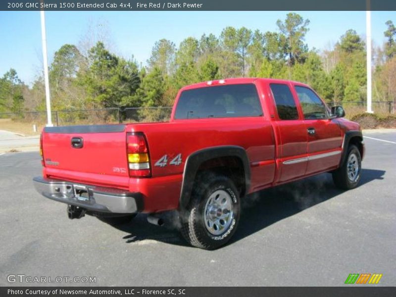 Fire Red / Dark Pewter 2006 GMC Sierra 1500 Extended Cab 4x4