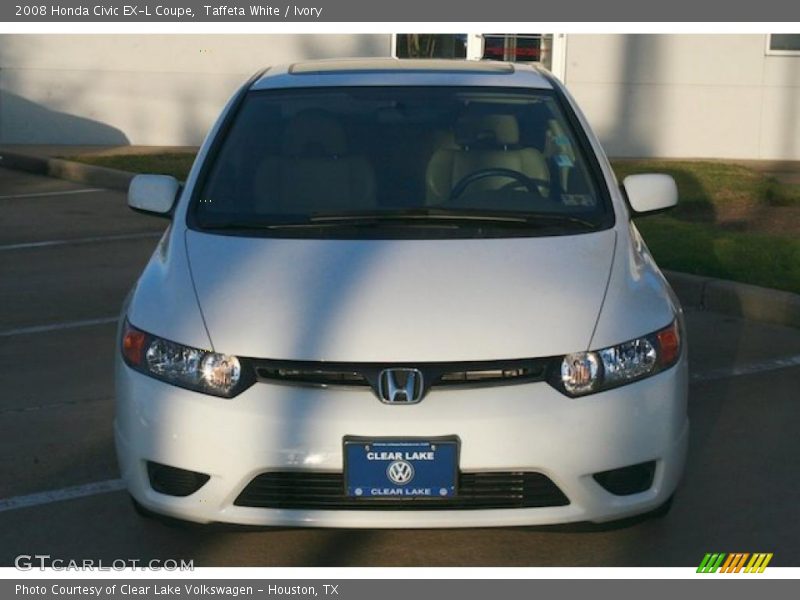Taffeta White / Ivory 2008 Honda Civic EX-L Coupe