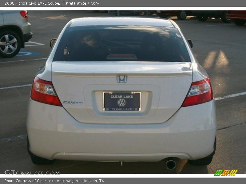 Taffeta White / Ivory 2008 Honda Civic EX-L Coupe