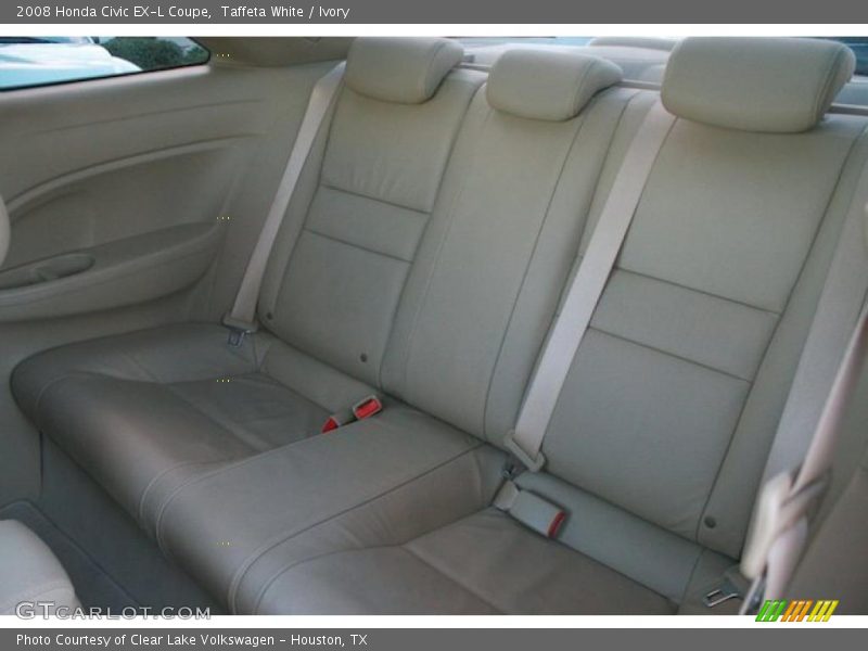 Taffeta White / Ivory 2008 Honda Civic EX-L Coupe