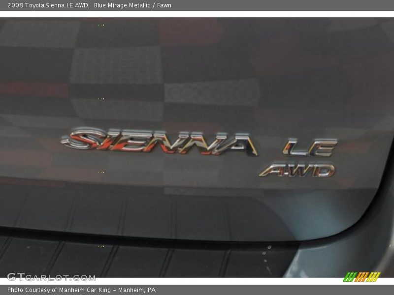  2008 Sienna LE AWD Logo